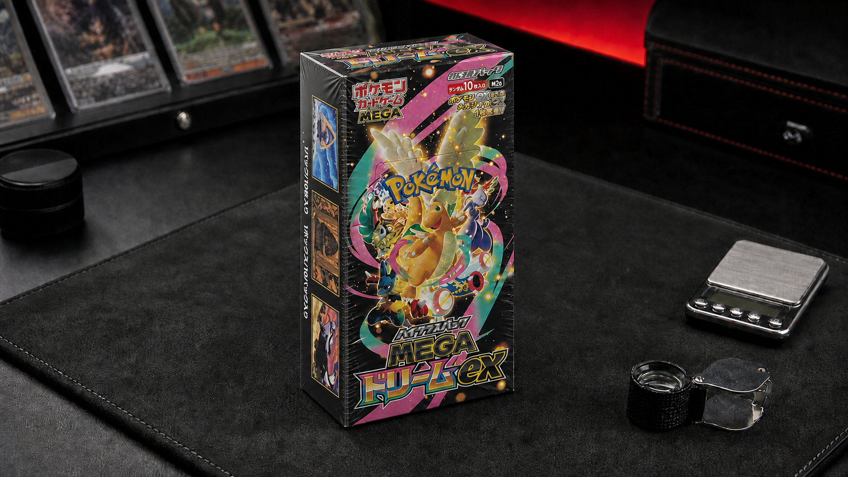 Booster box lacrada sendo conferida pela Müller Card Co.